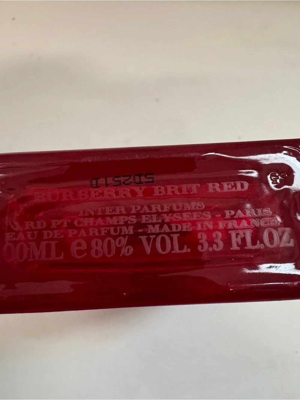 Burberry Brit Red Inter Parfums 3.3 OZ